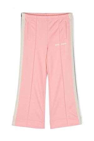 pantalone in cotone rosa PALM ANGELS KIDS | PGCJ006C99FAB0013003